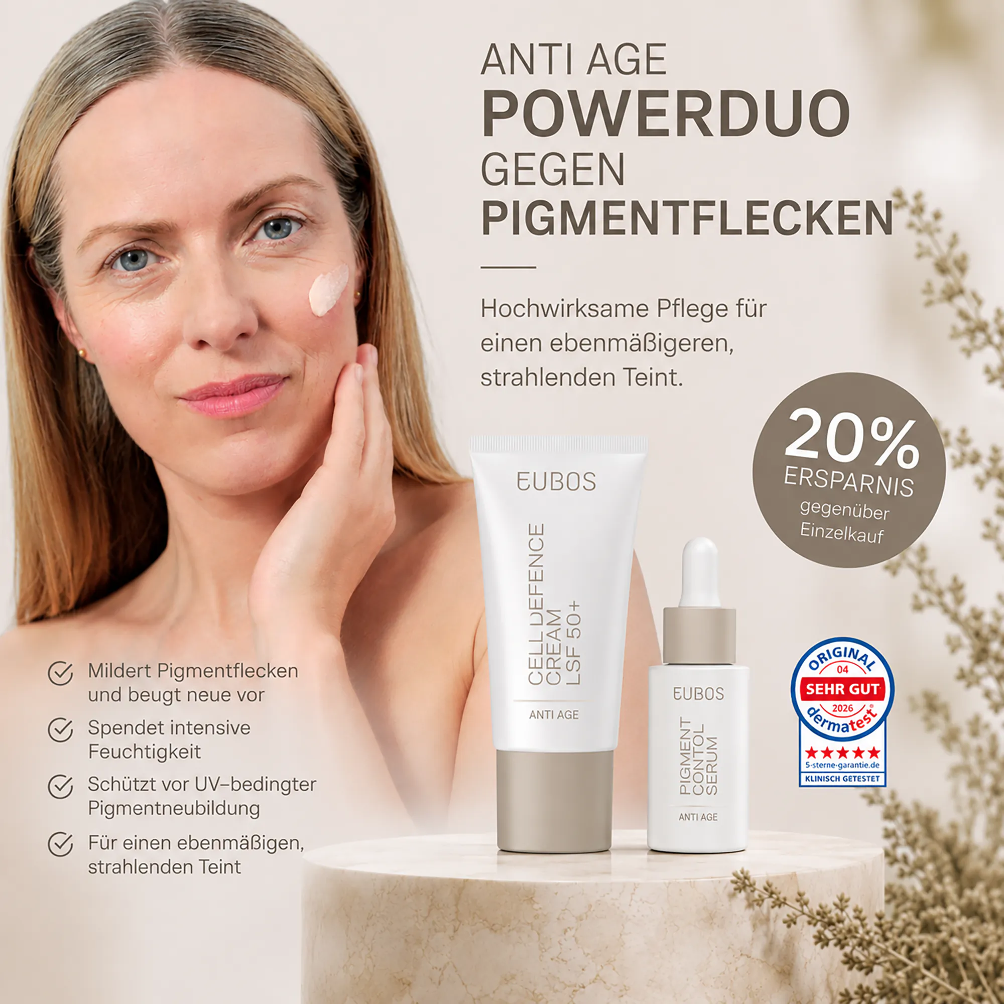 ANTI AGE POWERDUO GEGEN PIGMENTFLECKEN